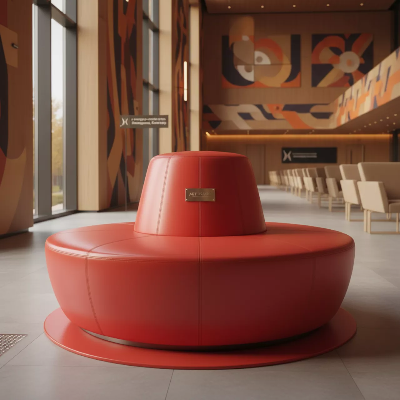 Аренда Пуф California красный в конгресс-холле отеля Жемчужина — ART SPACE