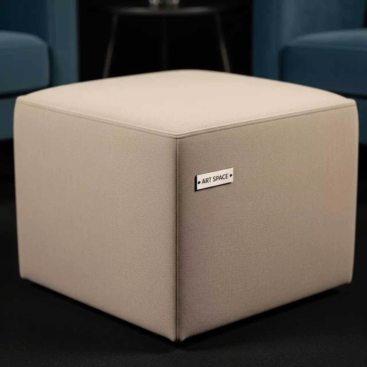 Аренда Пуф champagne cube Shape в комплексе Sea Galaxy — ART SPACE