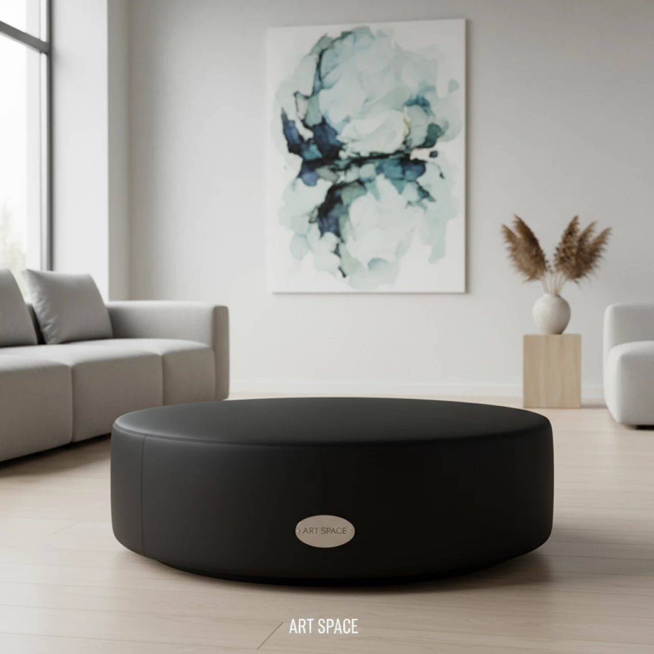 Аренда Пуф черный Charme в зале «Чайка» (Морпорт) — ART SPACE