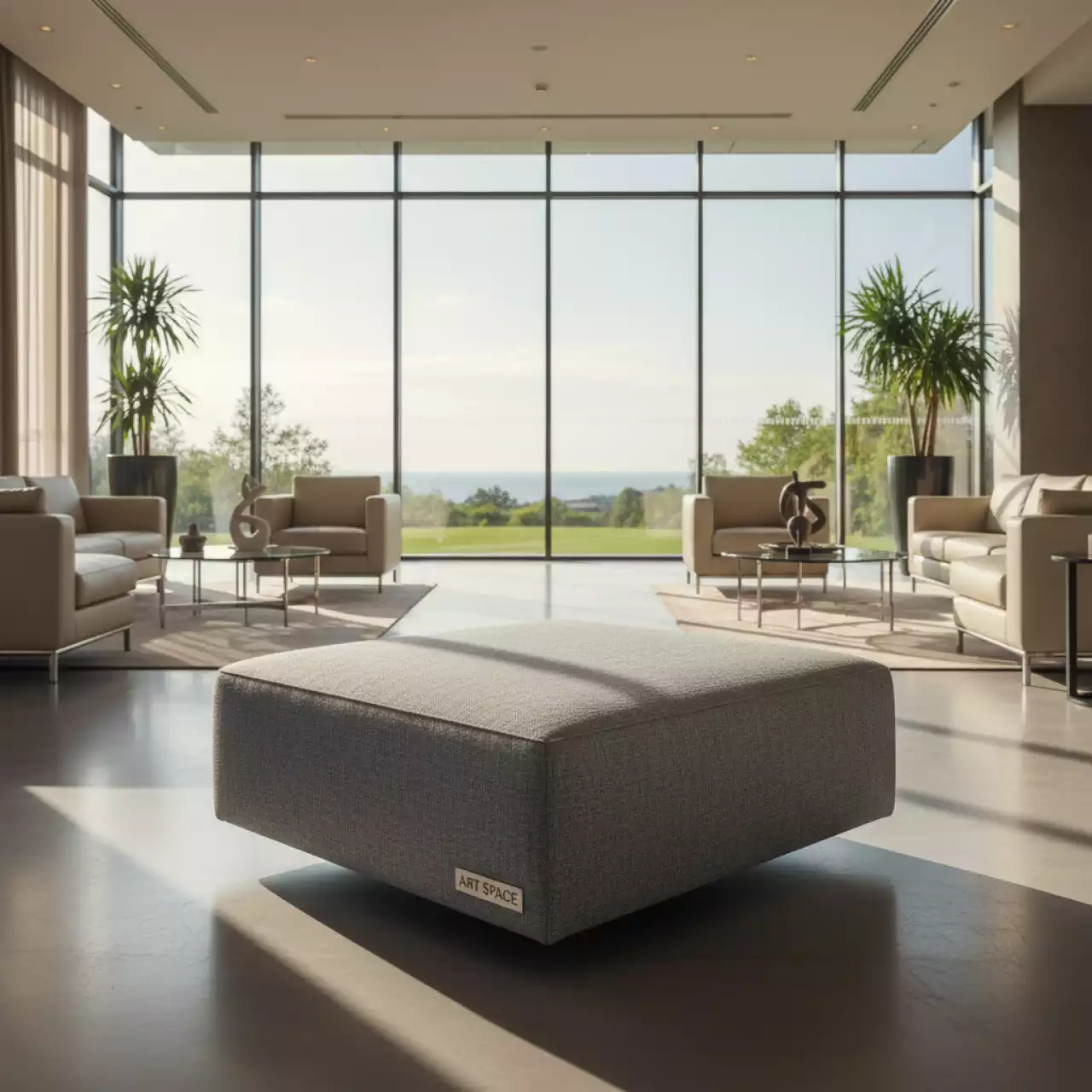 Аренда Пуф Cube grey в Radisson Collection Paradise — ART SPACE