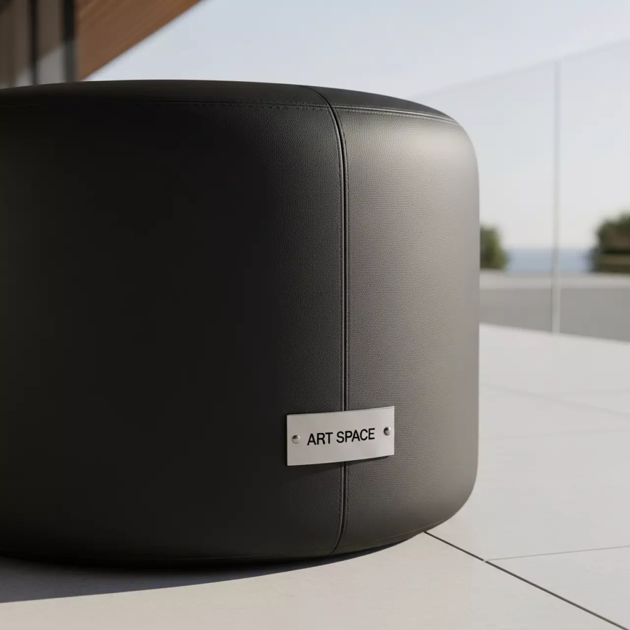 Аренда Пуф Эллада черный в санатории «Русь» — ART SPACE