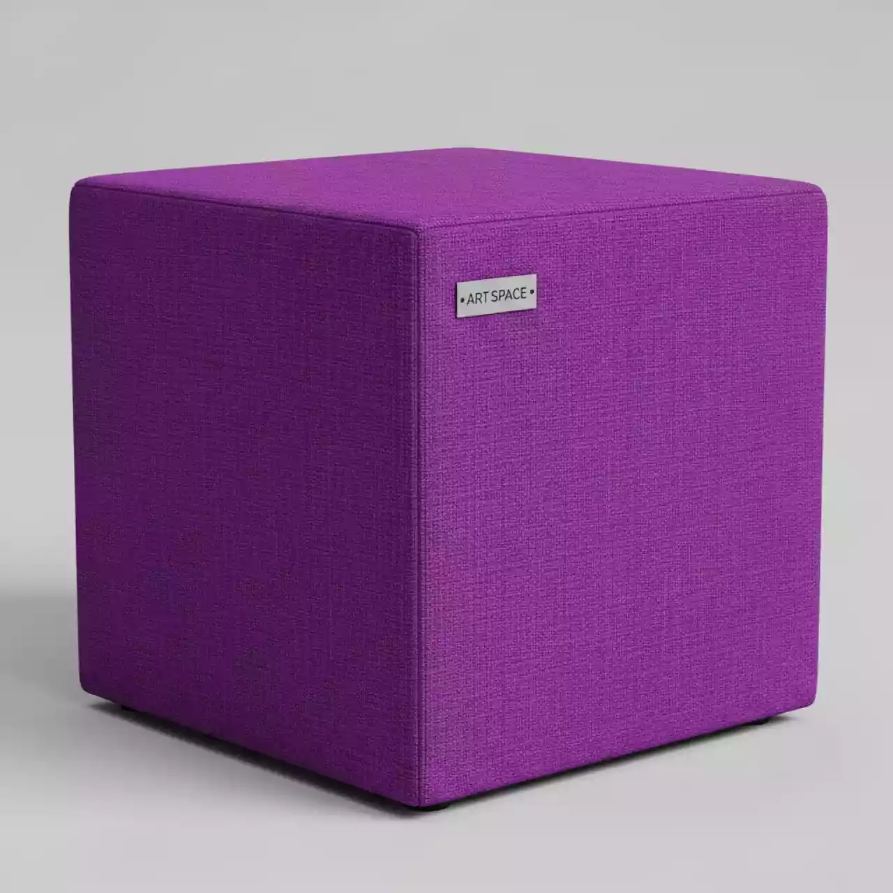 Аренда Пуф фиолетовый Cube R4E 00117 в ледовом дворце «Роза Хутор» — ART SPACE