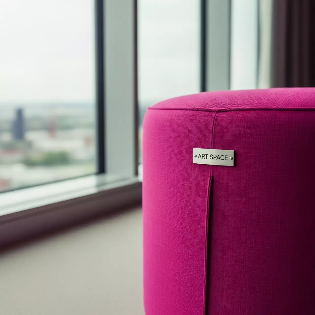 Аренда Пуф фуксия в Mövenpick Hotel — ART SPACE