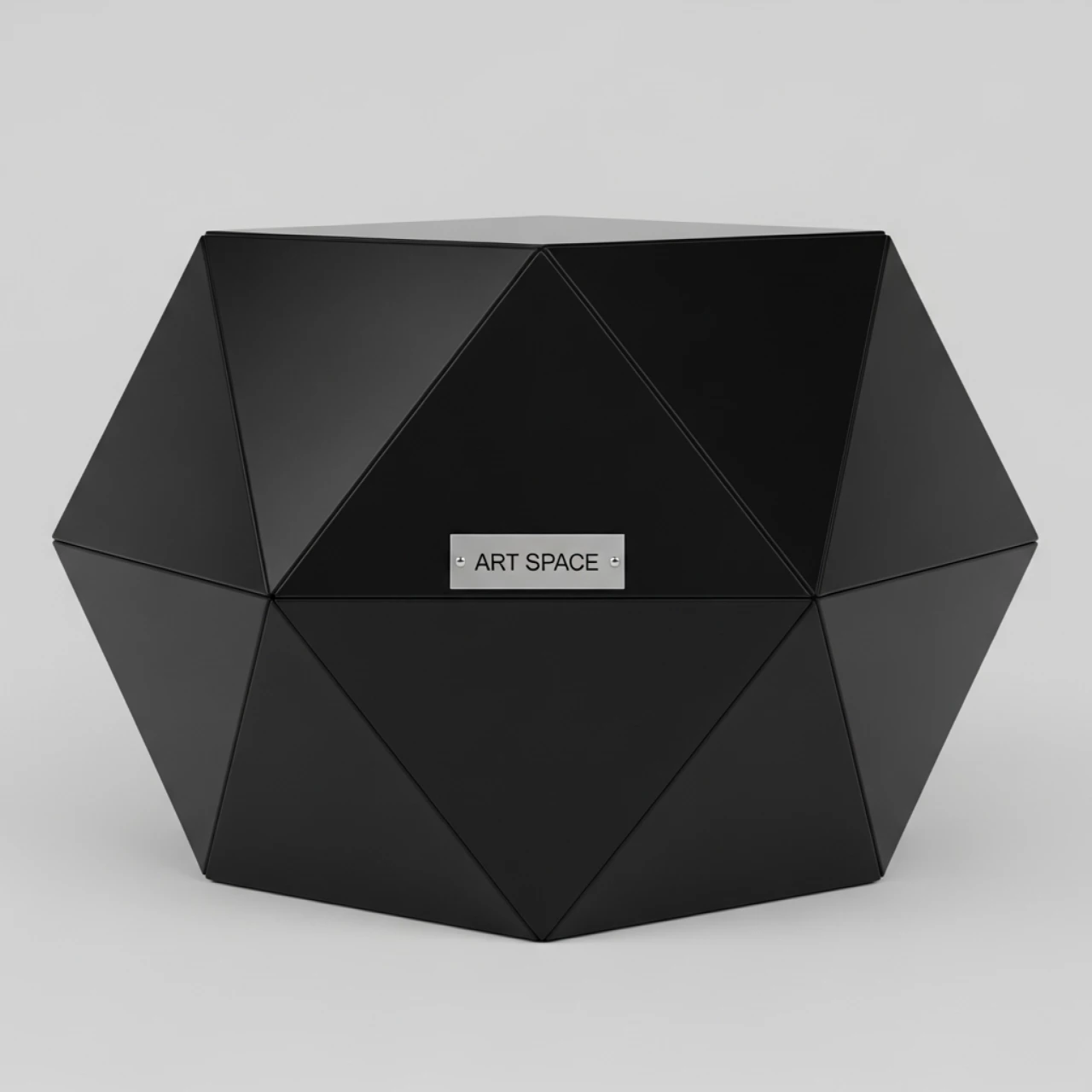 Аренда Пуф Геометрия черный в Grand Karat Sochi — ART SPACE