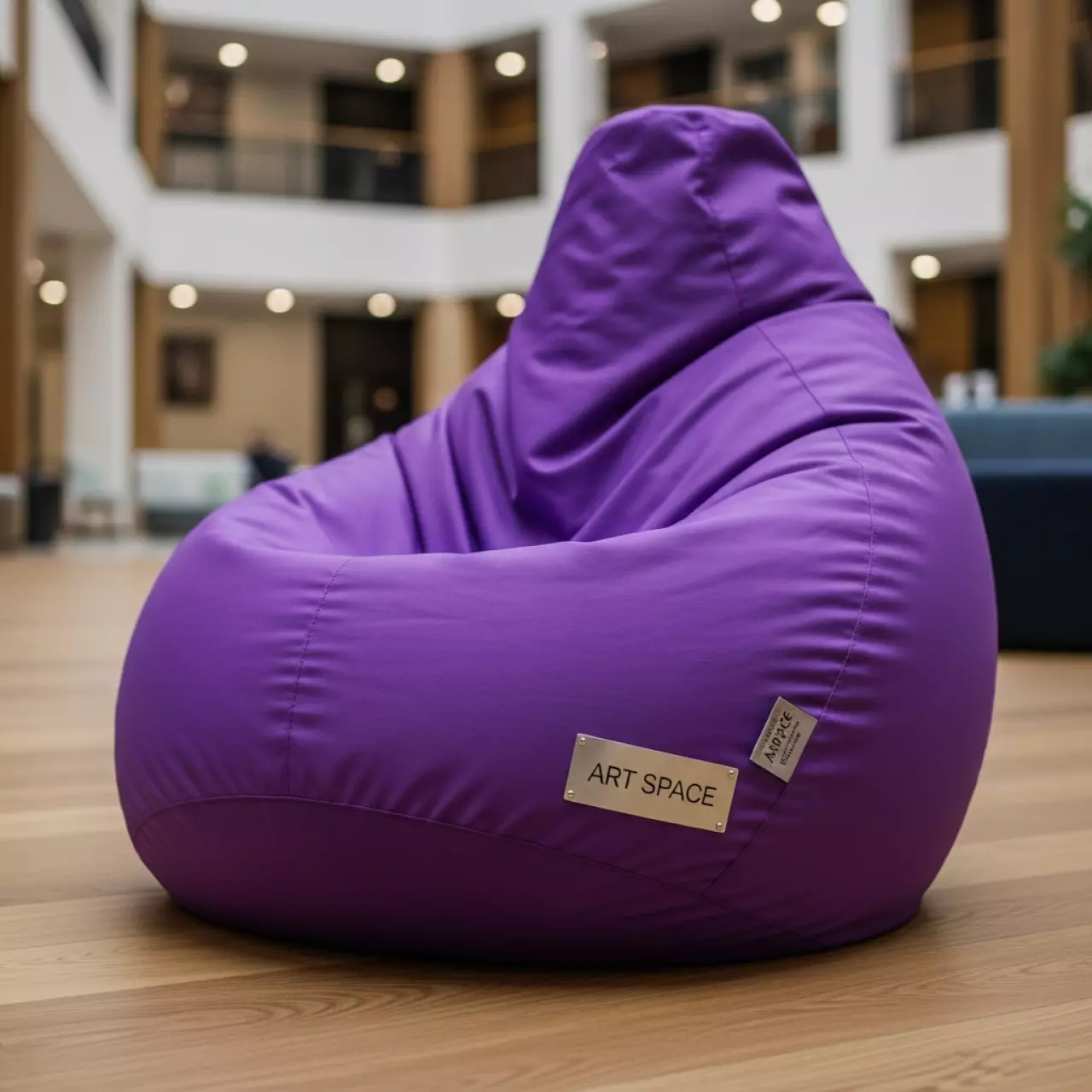 Аренда Пуф кресло мешок фиолетовый в Golden Tulip Rosa Khutor — ART SPACE