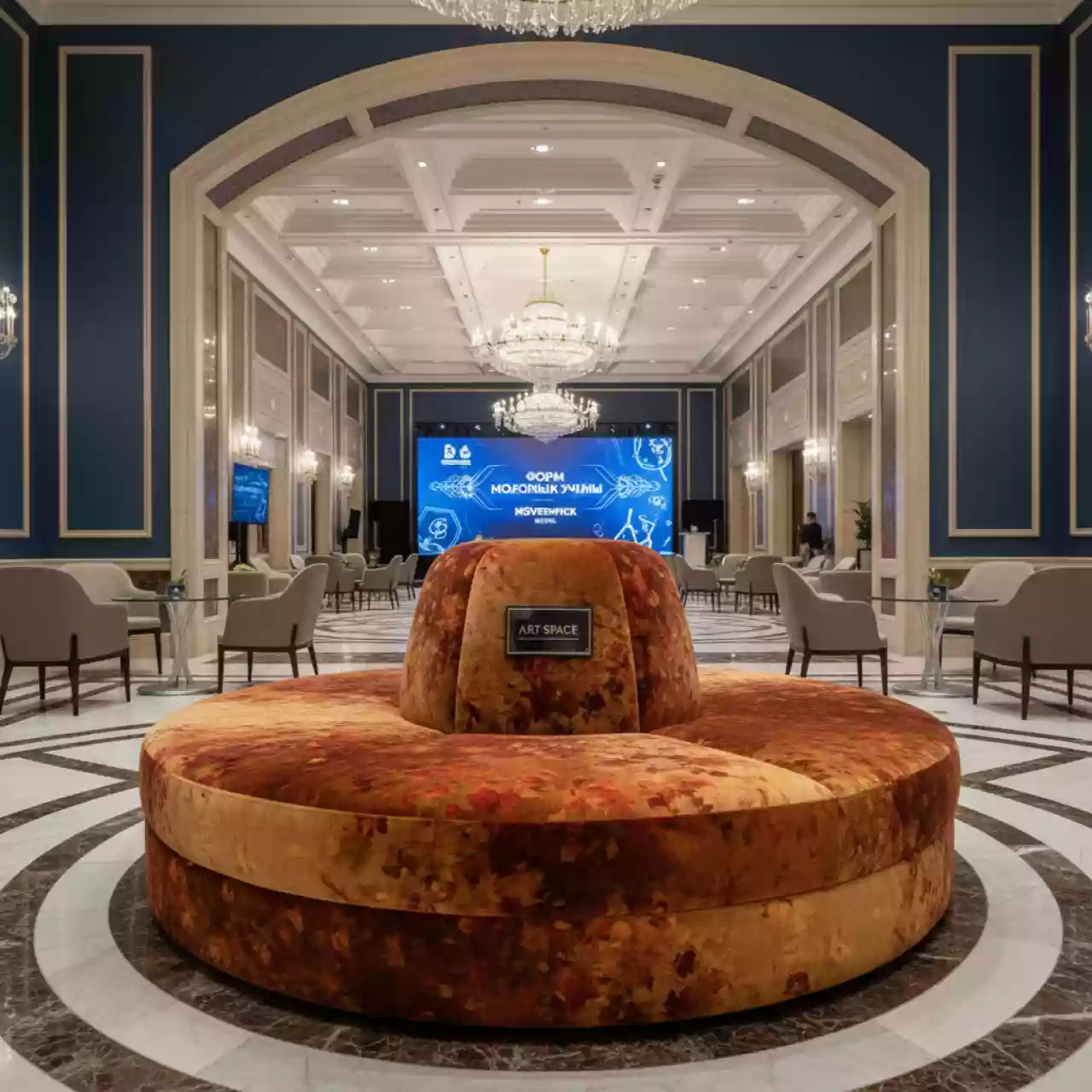 Аренда Пуф круглый в Mövenpick Hotel — ART SPACE