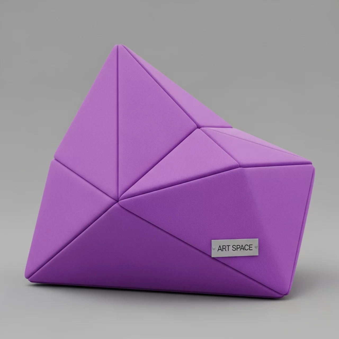 Аренда Пуф lilac triangle Shape на теплоходе «Дагомыс» — ART SPACE