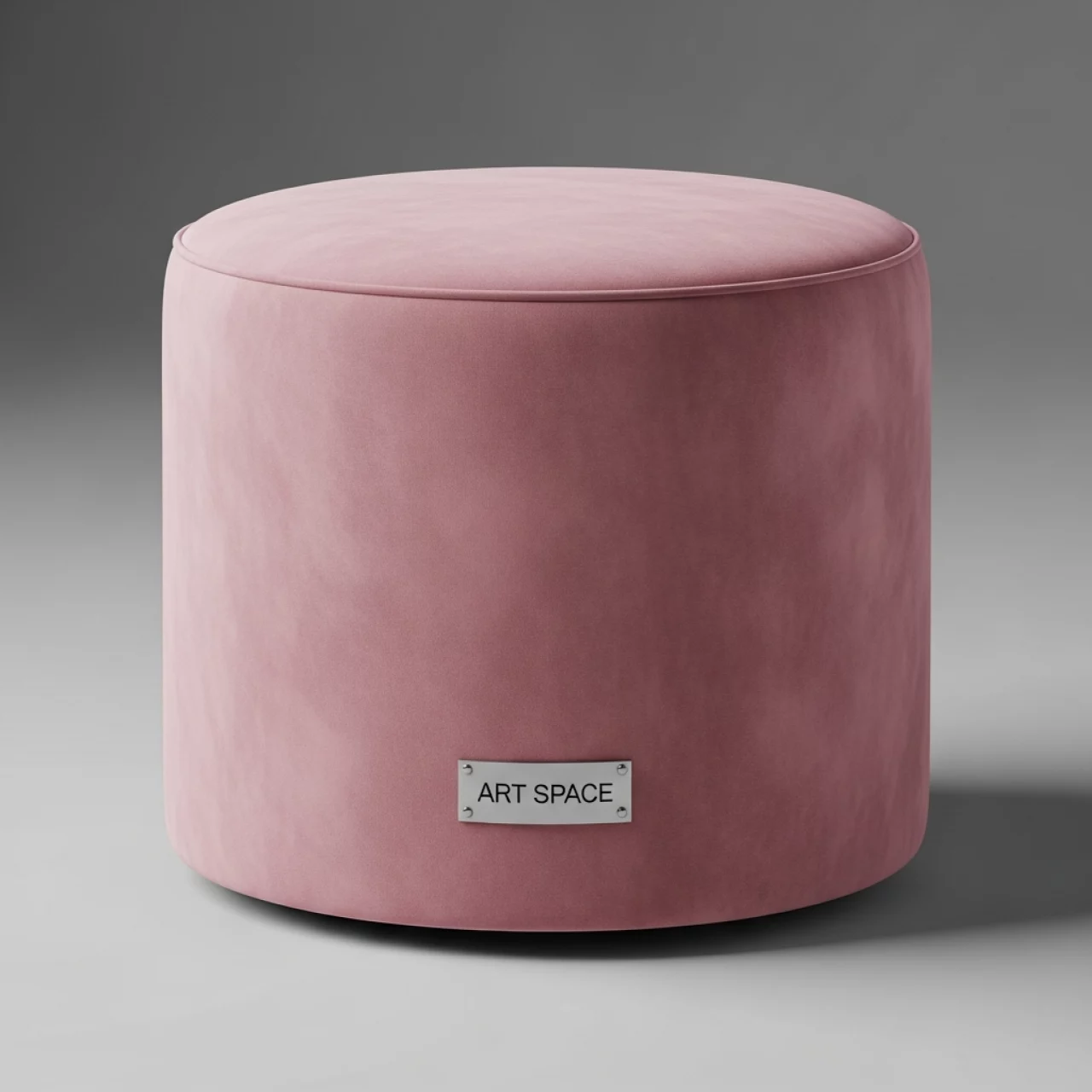 Аренда Пуф малый бархатный розовый Норман в Гранд Отель Поляна — ART SPACE