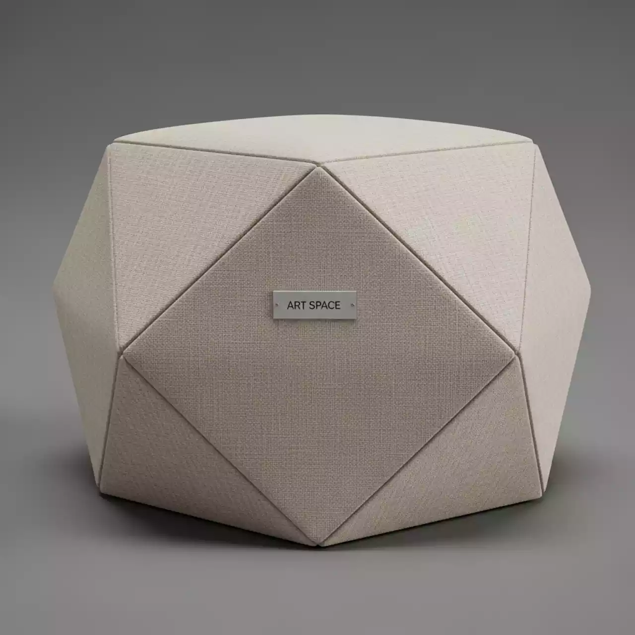Аренда Пуф многоугольный бежевый в Зимнем театре — ART SPACE
