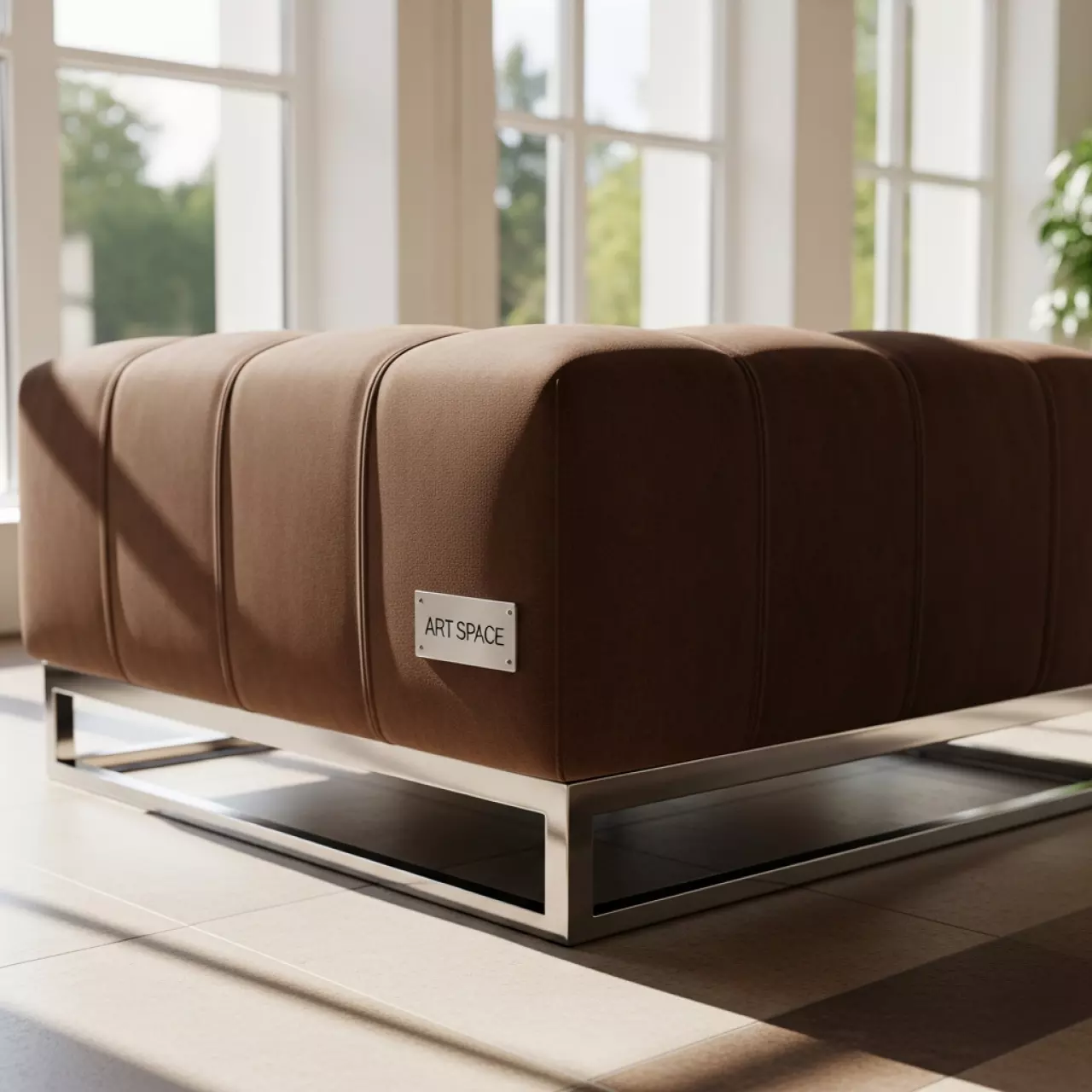 Аренда Пуф мокка Privato silver в санатории «Черноморье» — ART SPACE