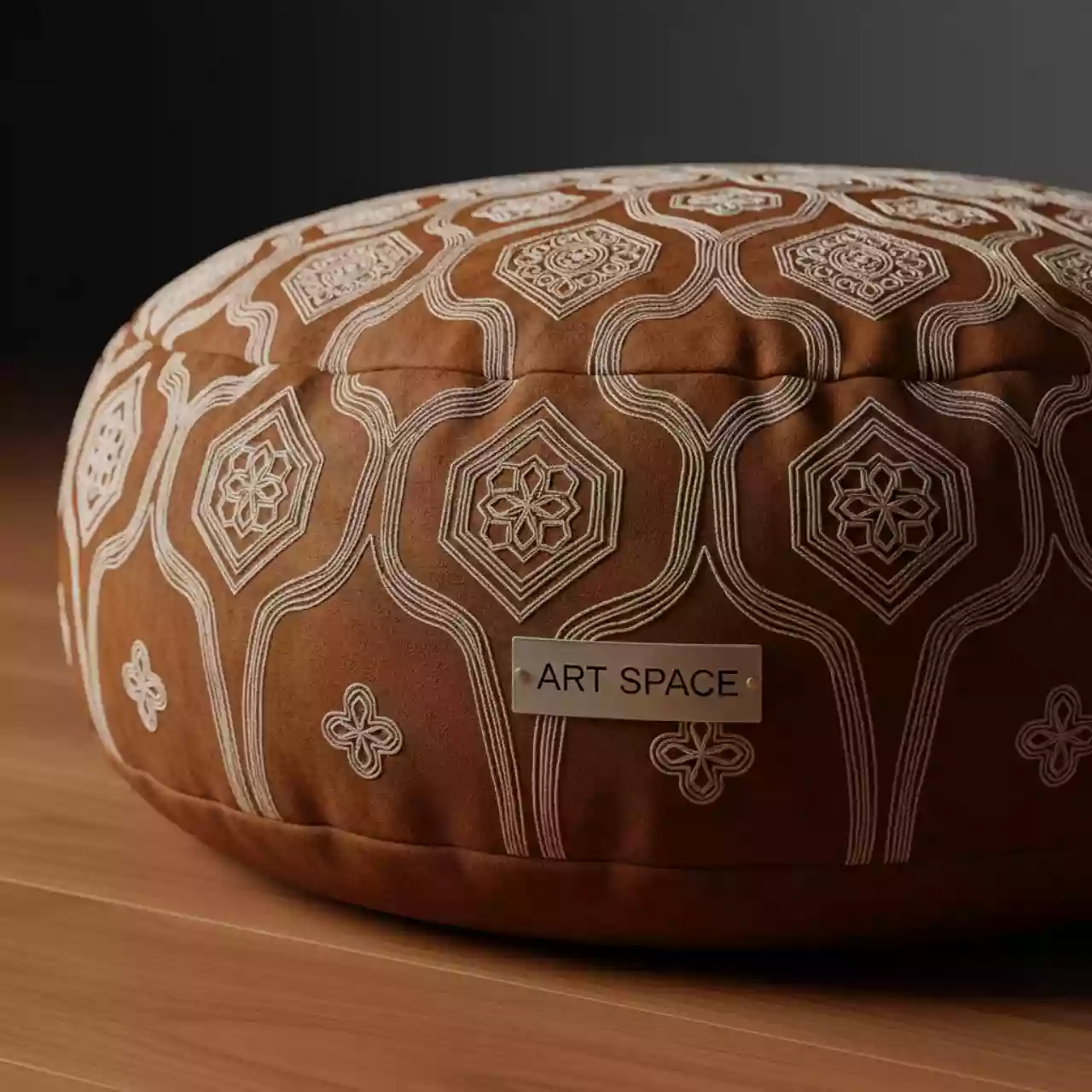 Аренда Пуф Moroccan коричневый на VIP-яхте (Имеретинский порт) — ART SPACE