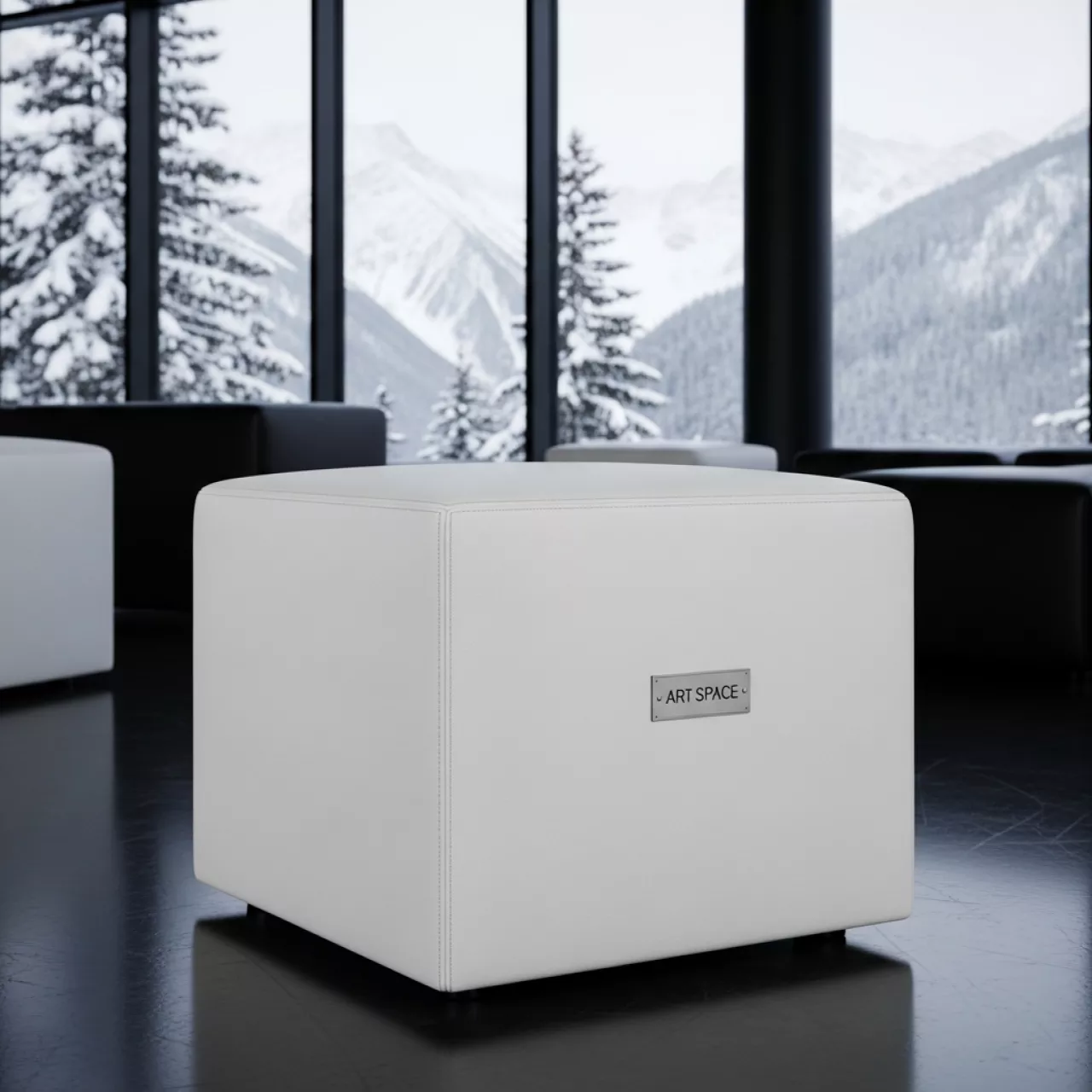 Аренда Пуф Privato белый в Rixos Krasnaya Polyana — ART SPACE