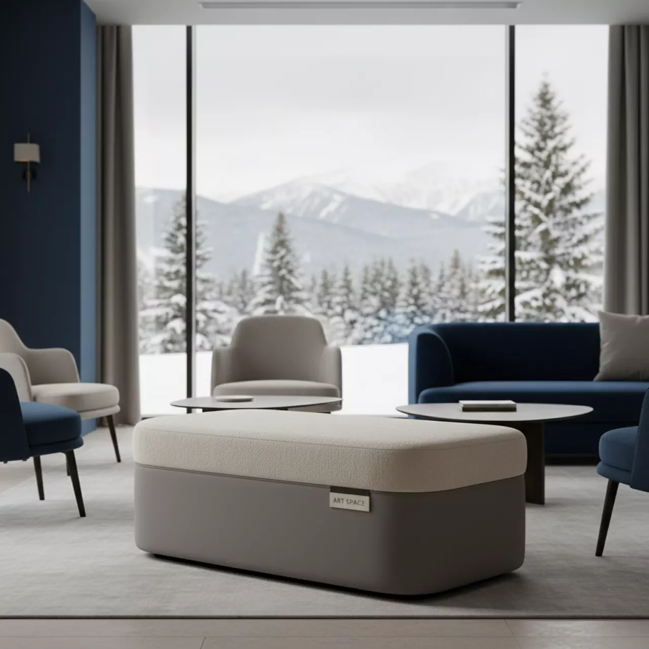 Аренда Пуф с подушкой Buddy Oasi в санатории «Русь» — ART SPACE