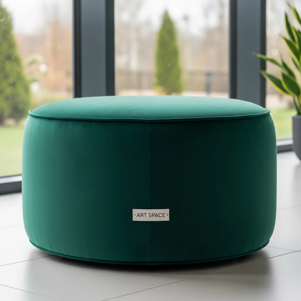 Аренда Пуф shape emerald round на вилле «Анна» — ART SPACE