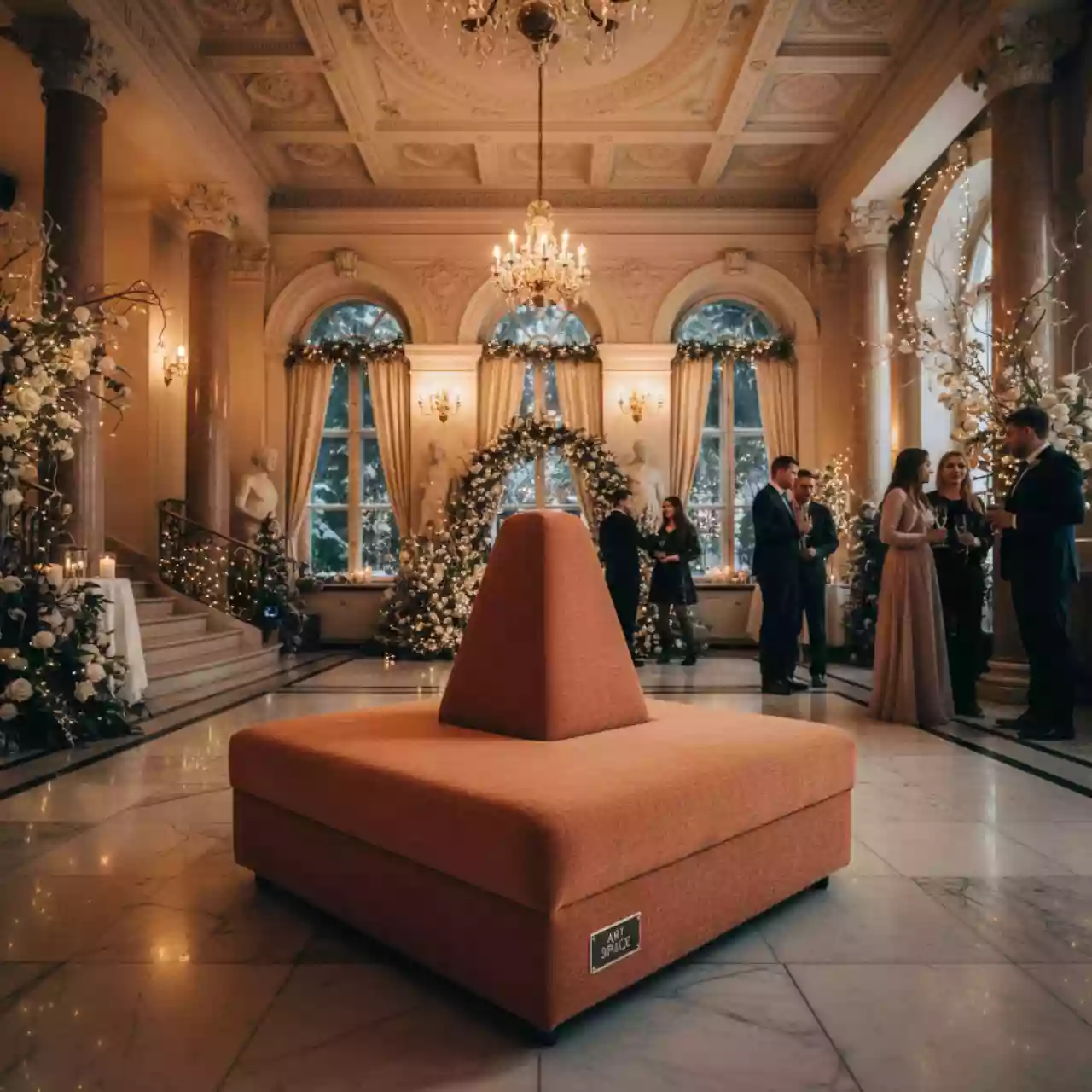 Аренда Пуф shape terracotta triangle в ресторане «D.O.M» — ART SPACE