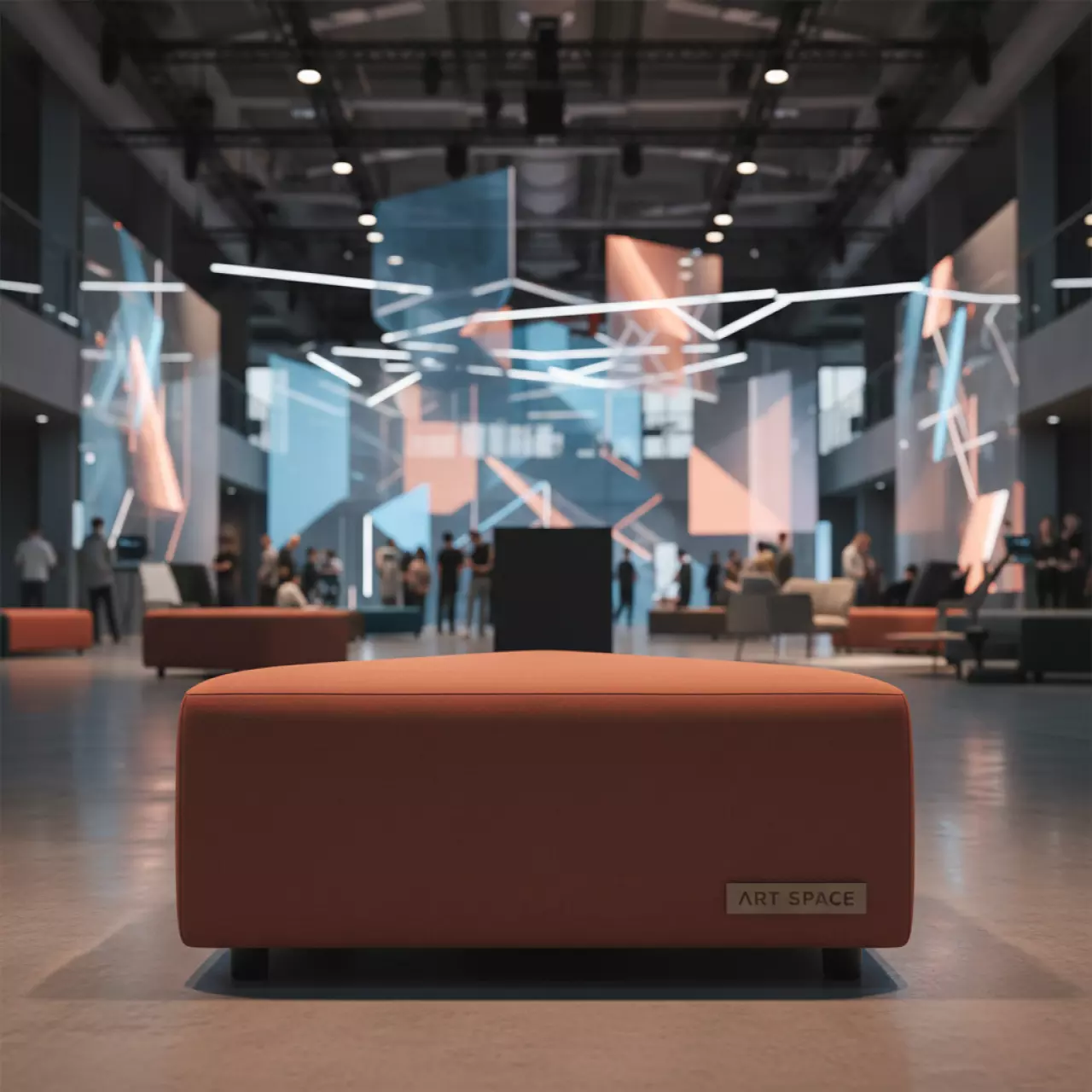 Аренда Пуф terracotta triangle Shape в Omega Sirius — ART SPACE