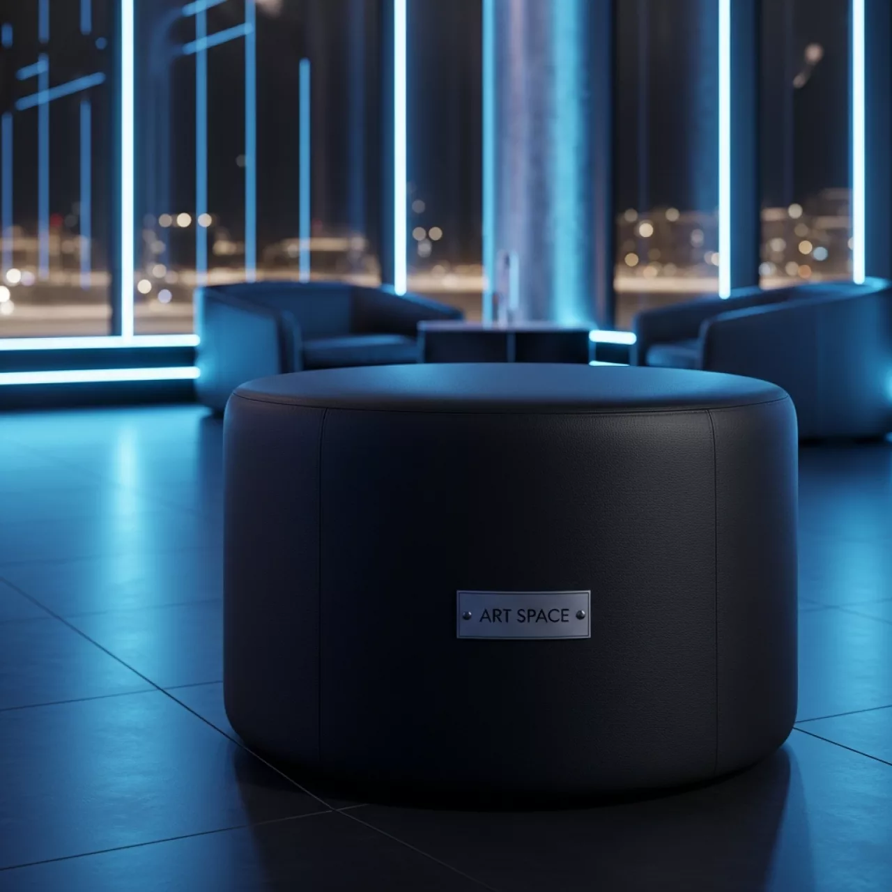 Аренда Пуф Vental чёрный в Grand Karat Sochi — ART SPACE