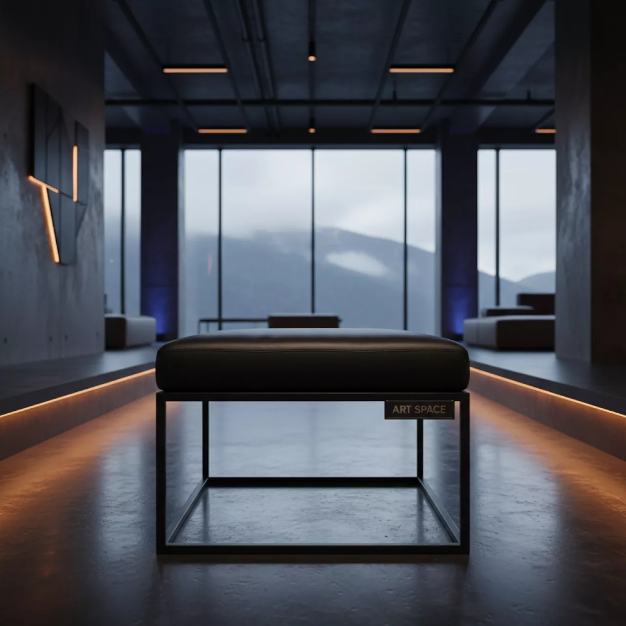 Аренда Пуф Vental черный в Radisson Hotel Rosa Khutor — ART SPACE