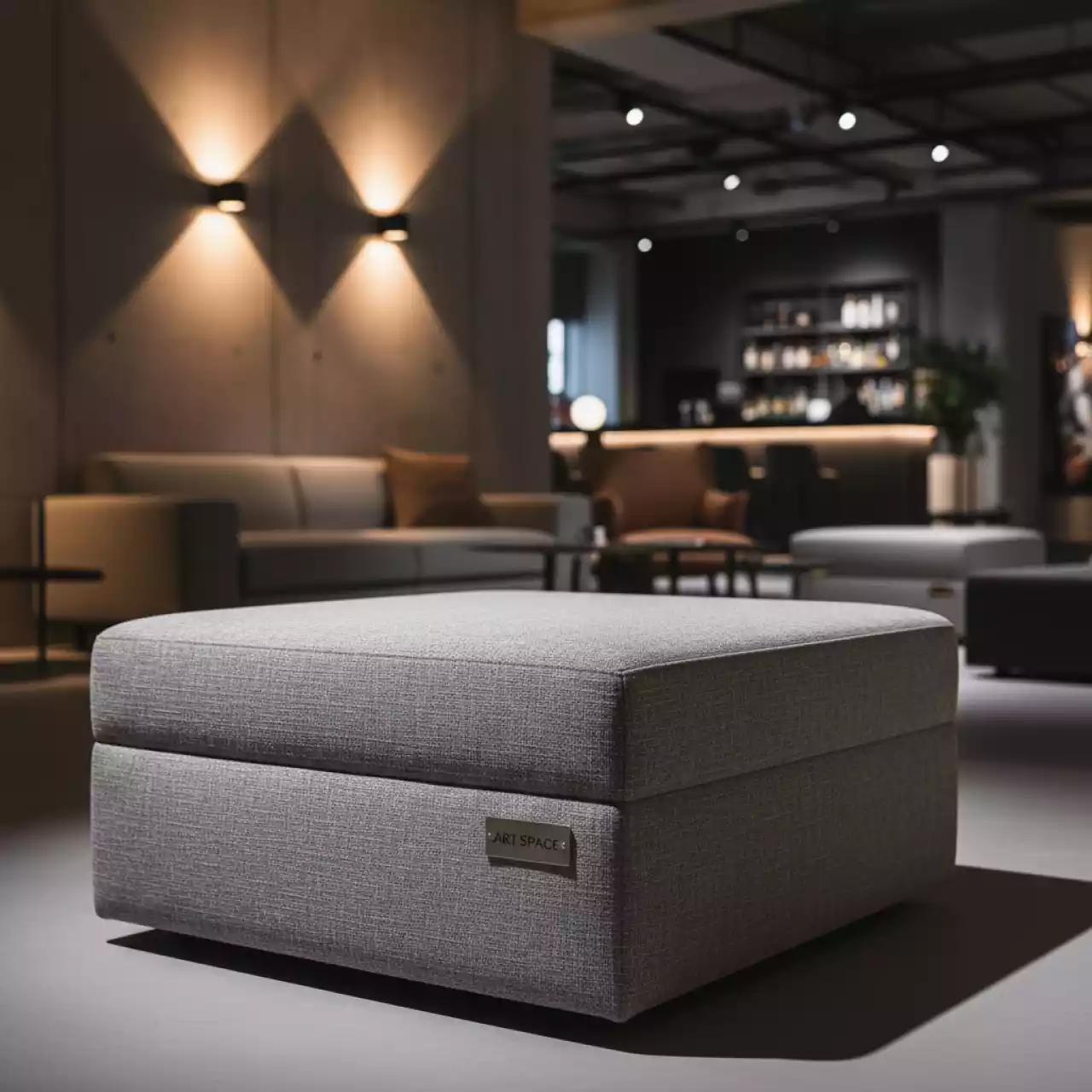 Аренда Пуф Vental grey в Stella di Mosca — ART SPACE