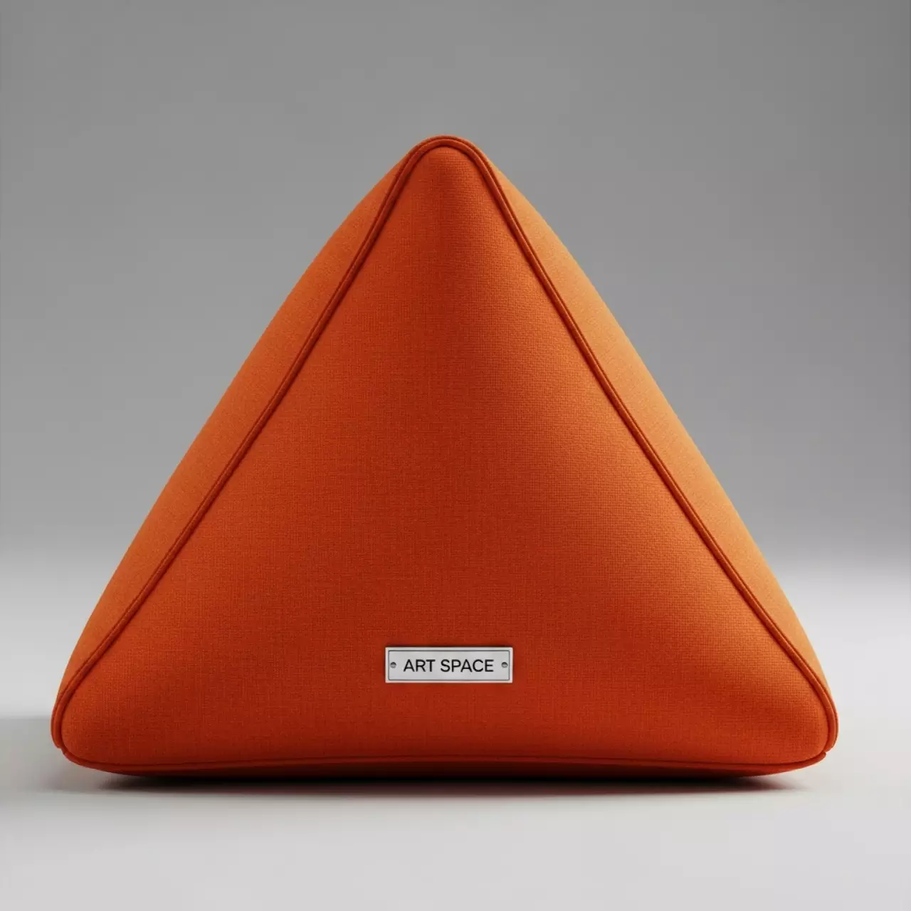 Аренда Пуфик треугольный оранжевый в Boutique Hotel PORTUM 1905 — ART SPACE