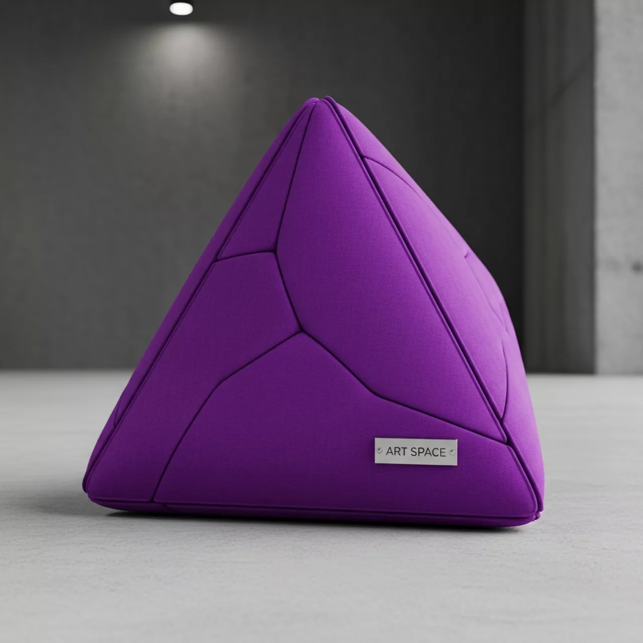 Аренда Пуфик треугольный пурпурный в гранд-отеле «Жемчужина» — ART SPACE