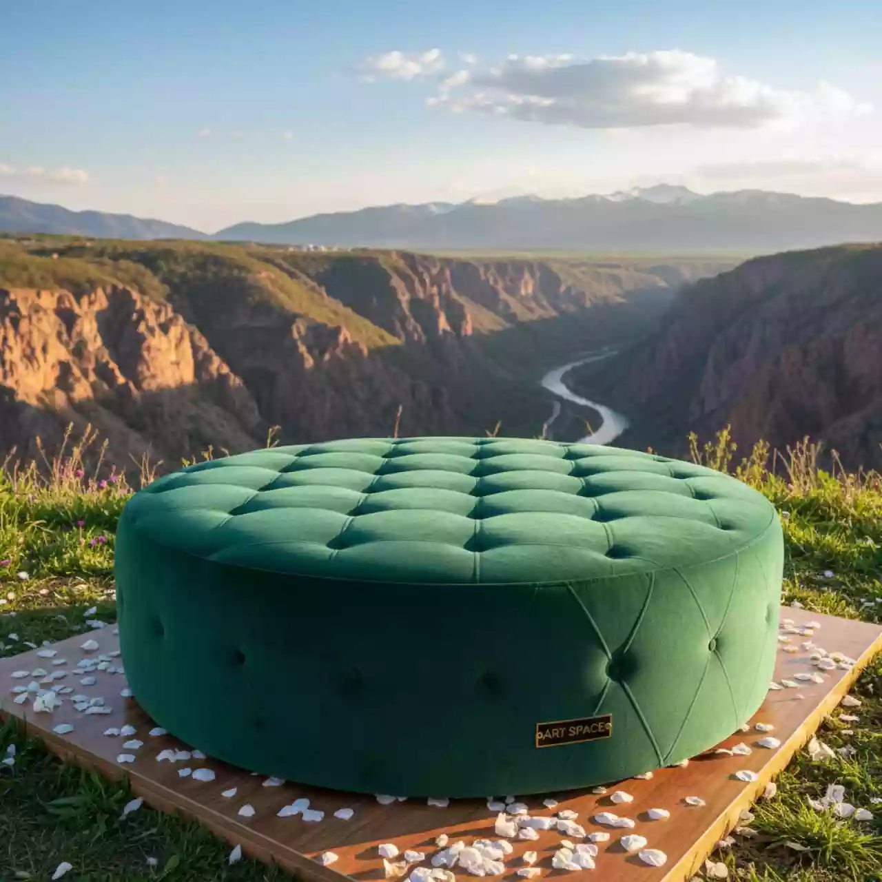 Аренда Пуфик велюровый в Skypark Sochi — ART SPACE