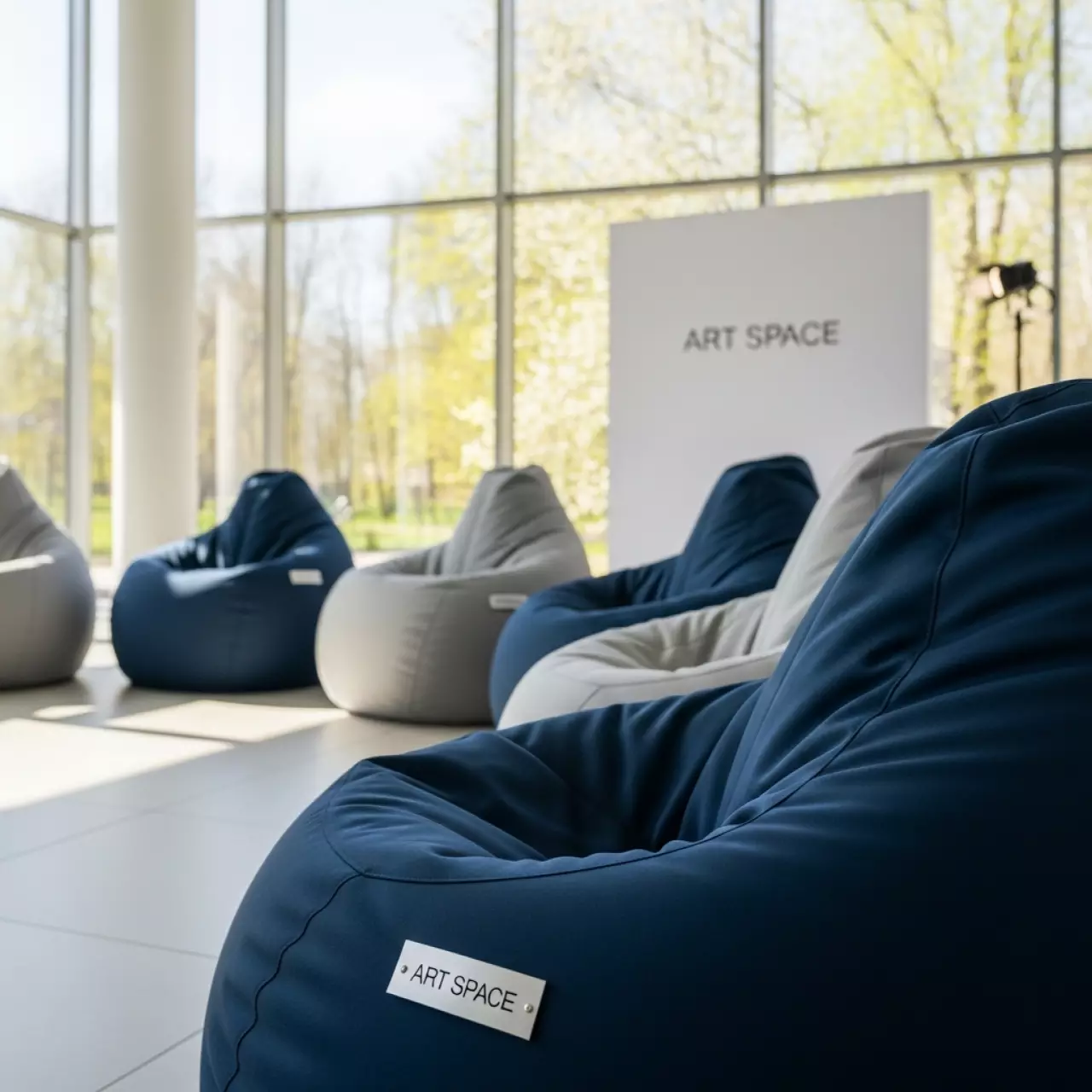 Аренда Пуфы кресла мешки в санатории «Октябрьский» — ART SPACE