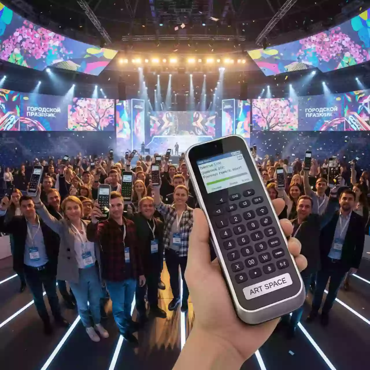 Аренда Пульт для голосования Turning Technologies ResponseCard NXT в Сириус Арене — ART SPACE