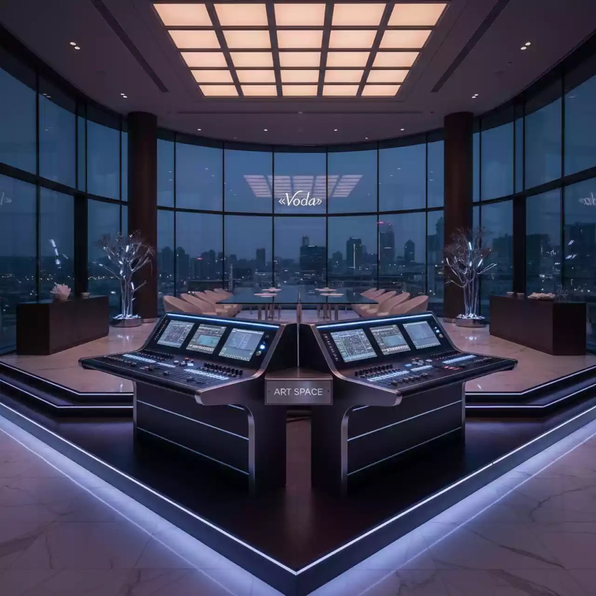 Аренда Пульт микшерный Allen&Heath iDR 64 в ресторане «Voda» — ART SPACE