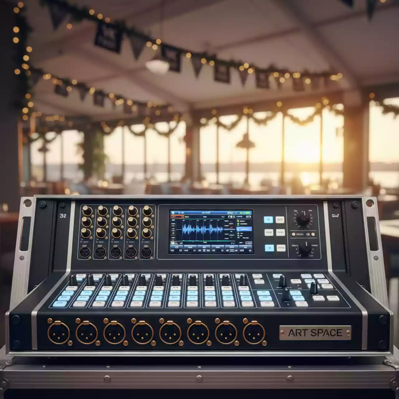 Аренда Пульт микшерный Behringer X32 Rack в ресторане «Sanremo» — ART SPACE