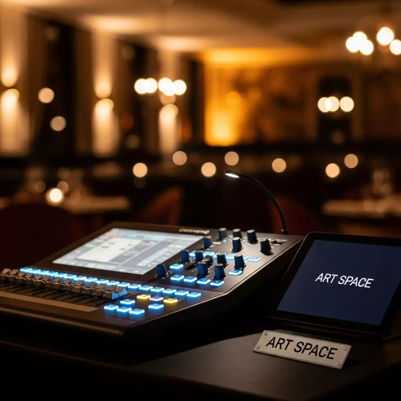 Аренда Пульт световой Chamsys MagicQ в ресторане «Brunello» — ART SPACE