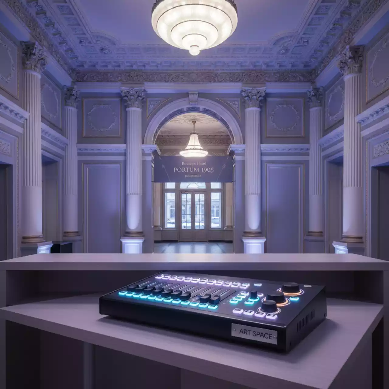 Аренда Пульт световой Q0 Mobile Command Wing в Boutique Hotel PORTUM 1905 — ART SPACE
