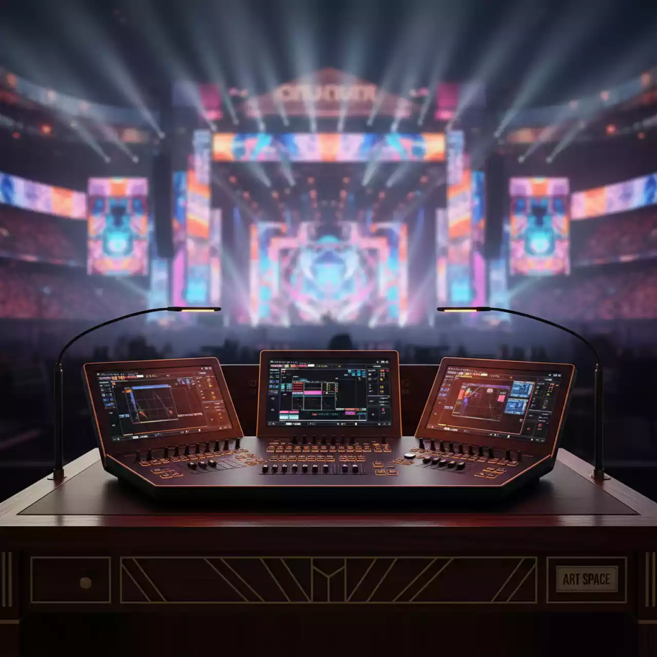 Аренда Пульт световой управления Hog PC на арене «Фишт» — ART SPACE