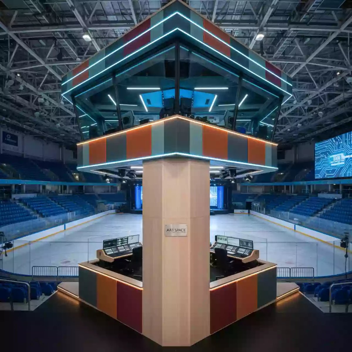 Аренда Пультовая башня для мероприятий в ледовой арене «Шайба» — ART SPACE