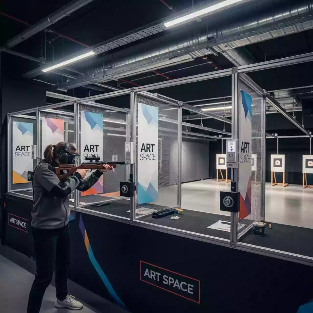 Аренда Пулевая стрельба в помещении в отеле «Богатырь» — ART SPACE