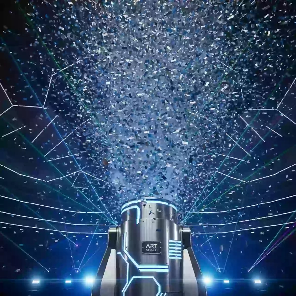 Аренда Пушка конфетти на свадьбу в VK Stadium Sirius — ART SPACE