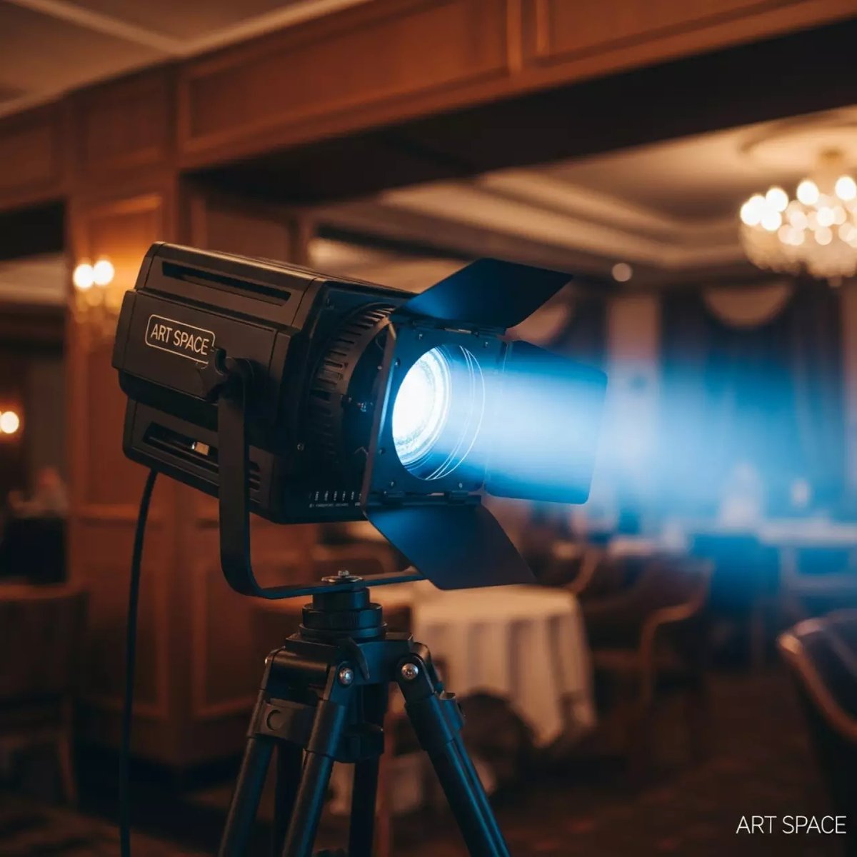 Аренда Пушка светодиодная со сменой цвета в ресторане «Баран-Рапан» — ART SPACE