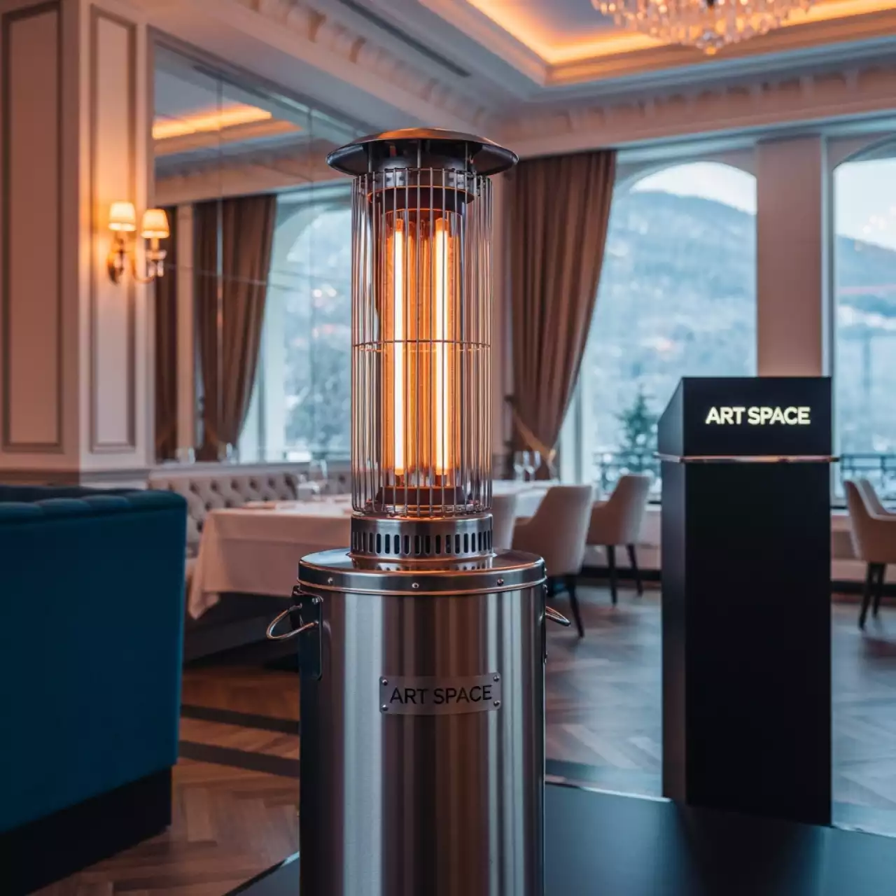 Аренда Пушка тепловая дизельная Betox в ресторане «D.O.M» — ART SPACE