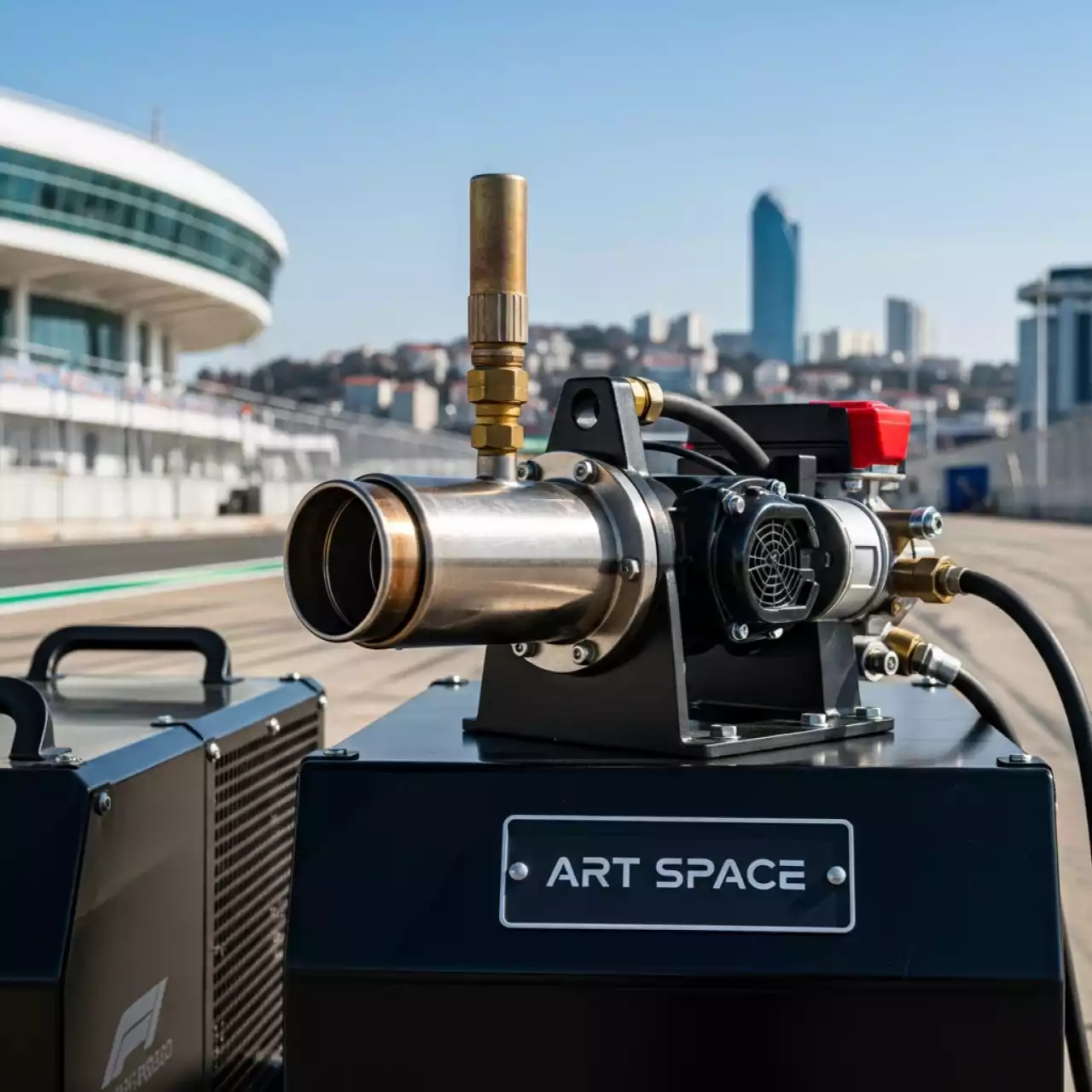 Аренда Пушки тепловые дизельные на территории Морпорта Сочи — ART SPACE