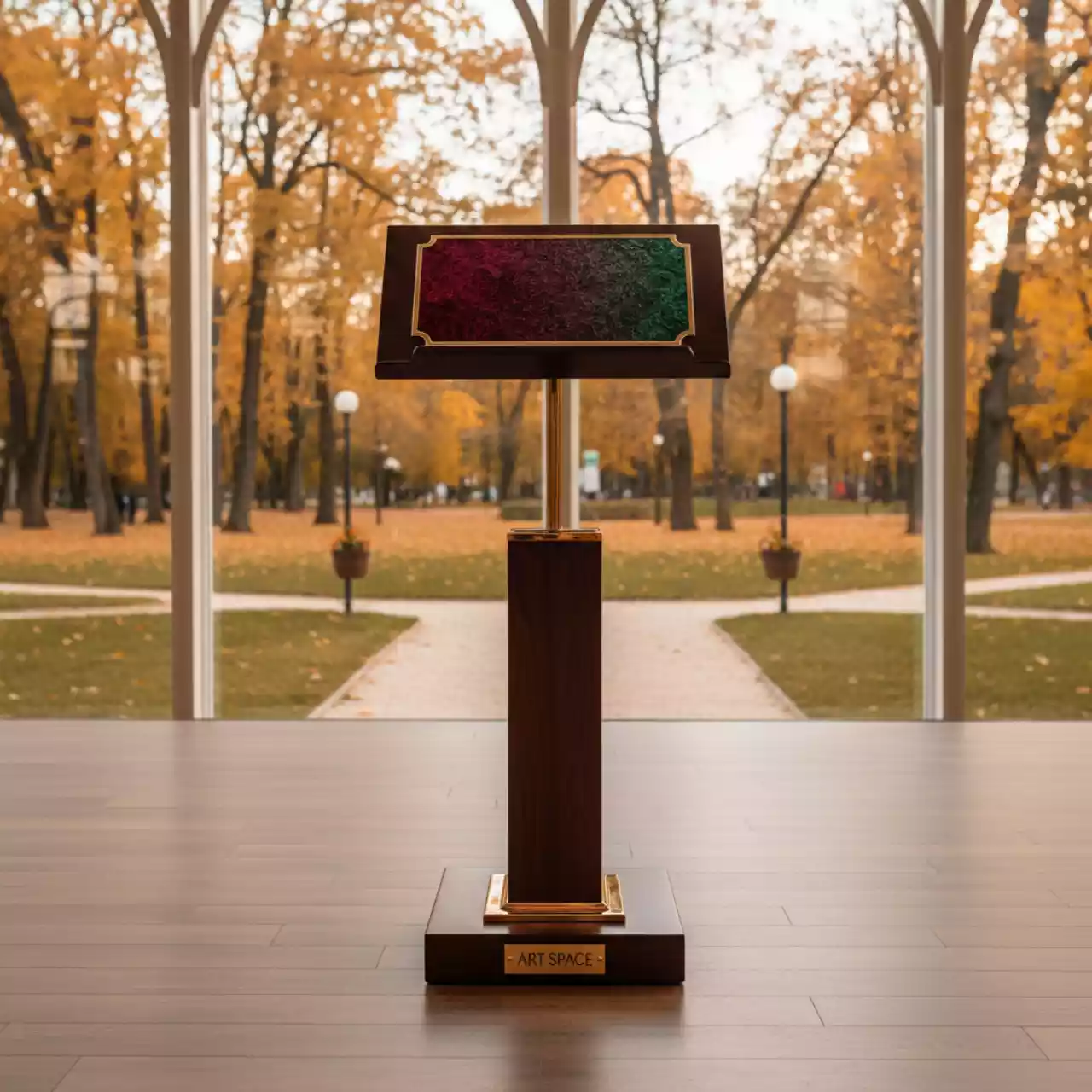 Аренда Пюпитр напольный в парке «Ривьера» — ART SPACE