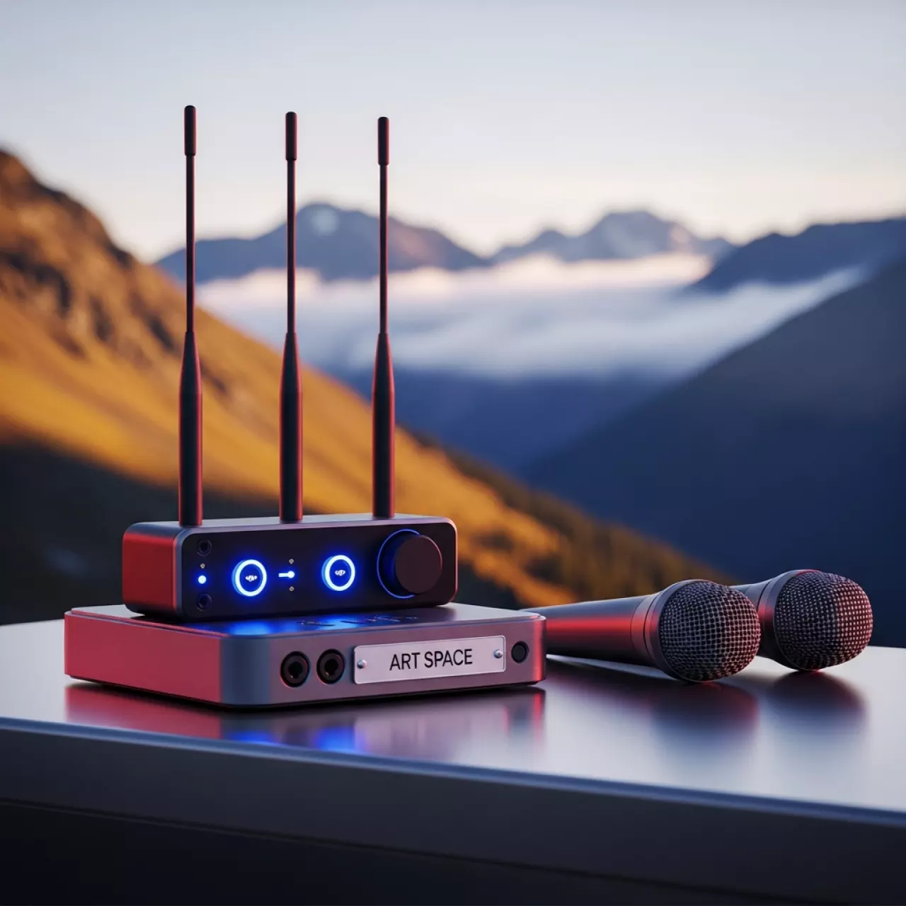 Аренда Радиомикрофон JTS US 8002D MH 750x2 на площадке Rosa Peak (2320м) — ART SPACE