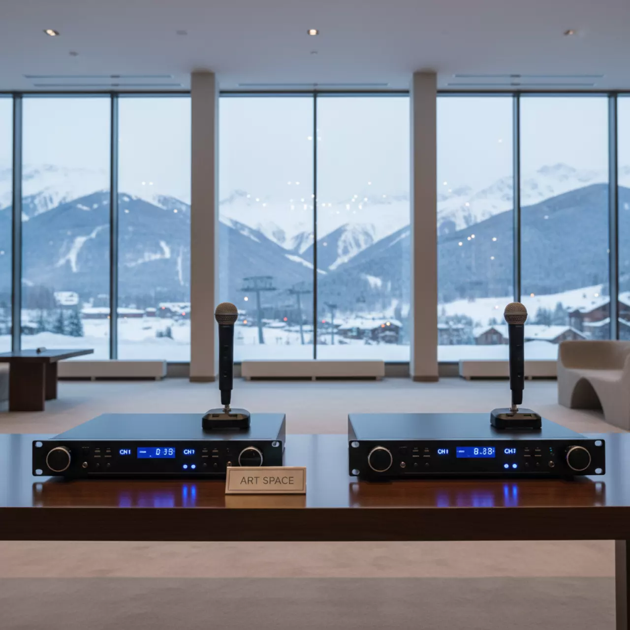 Аренда Радиомикрофоны ручные гарнитуры петлички Leicozic в Golden Tulip Rosa Khutor — ART SPACE