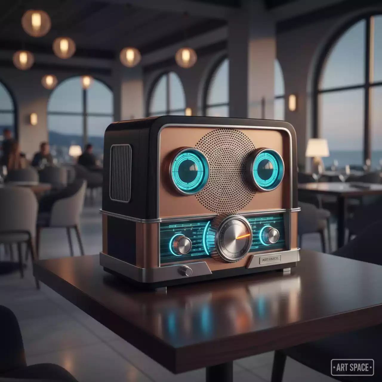 Аренда Радиоприемник Sanyo Allwave в ресторане «Магеллан» — ART SPACE