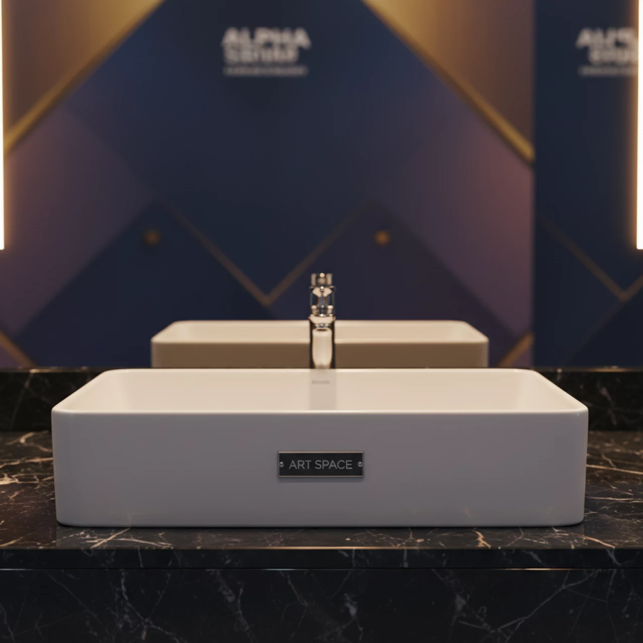 Аренда Раковины прямоугольные для столешницы в Alpha Sirius — ART SPACE