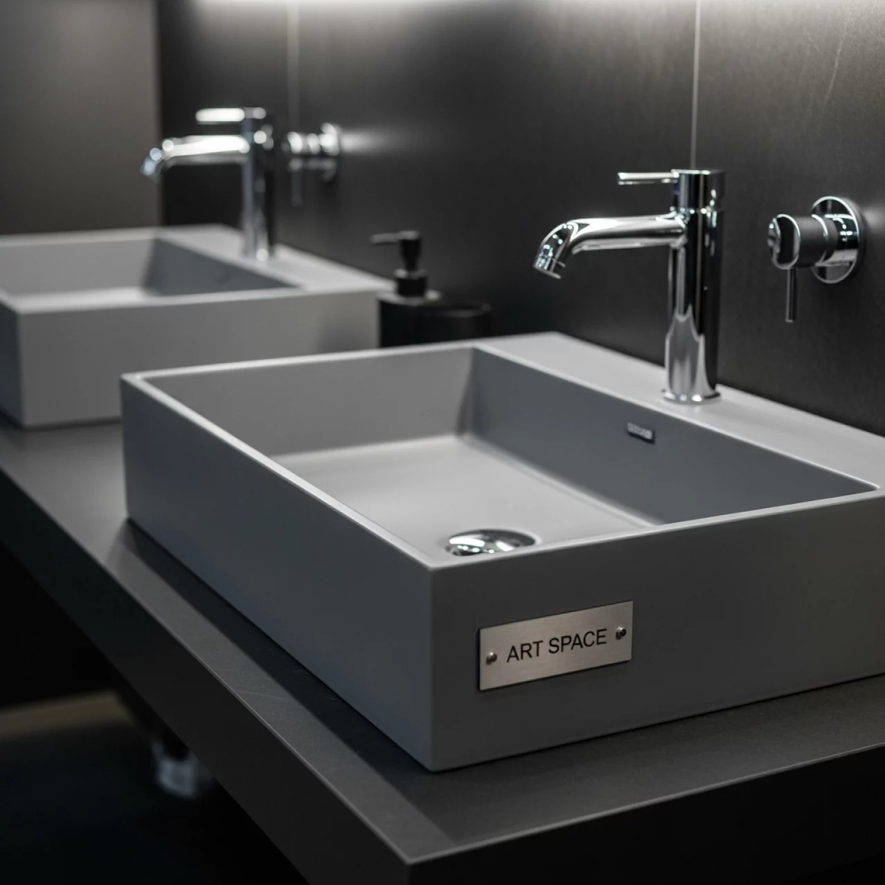 Аренда Раковины серые на столешницу на Имеретинской набережной — ART SPACE