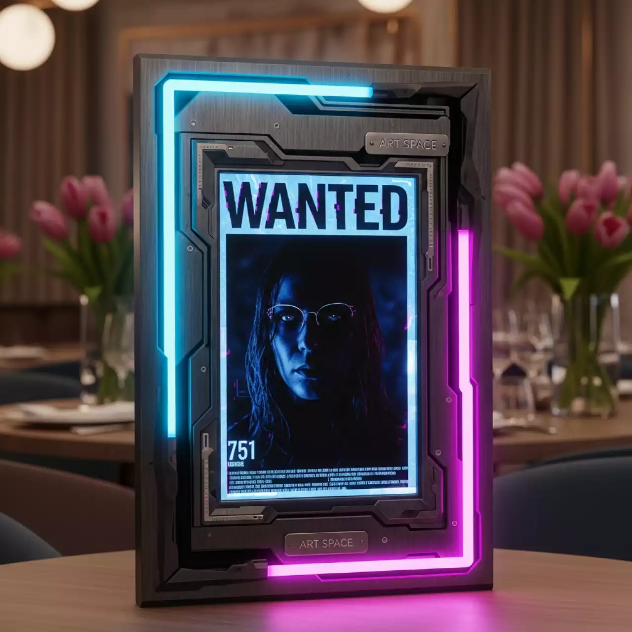 Аренда Рамка для фотосессии Wanted в ресторане «Плакучая Ива» — ART SPACE