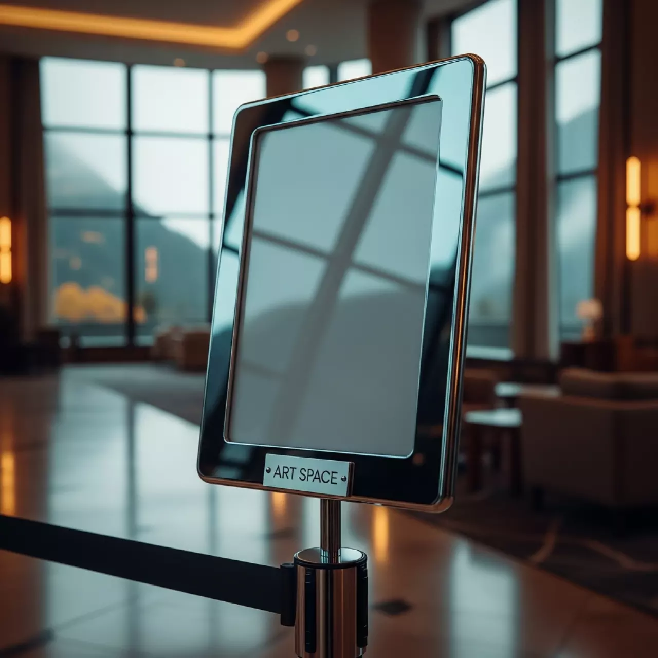 Аренда Рамка для ограничительного столбика А3 в Sochi Marriott Krasnaya Polyana — ART SPACE