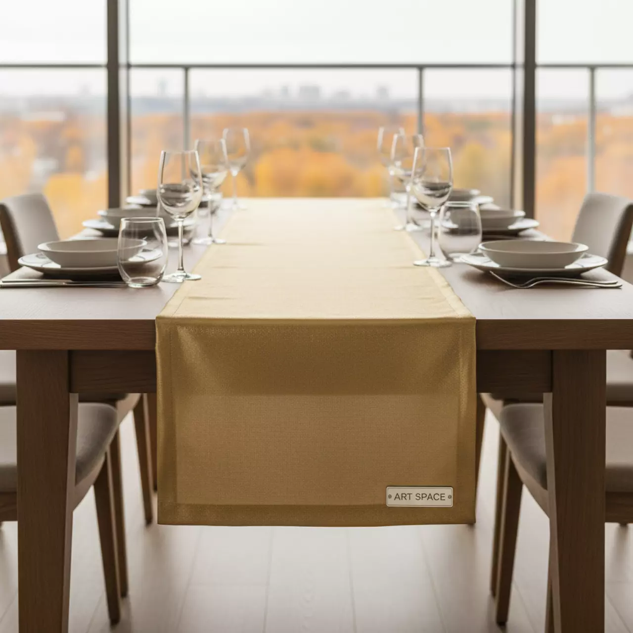 Аренда Раннер 30х220 см золото в City Park Hotel Sochi — ART SPACE