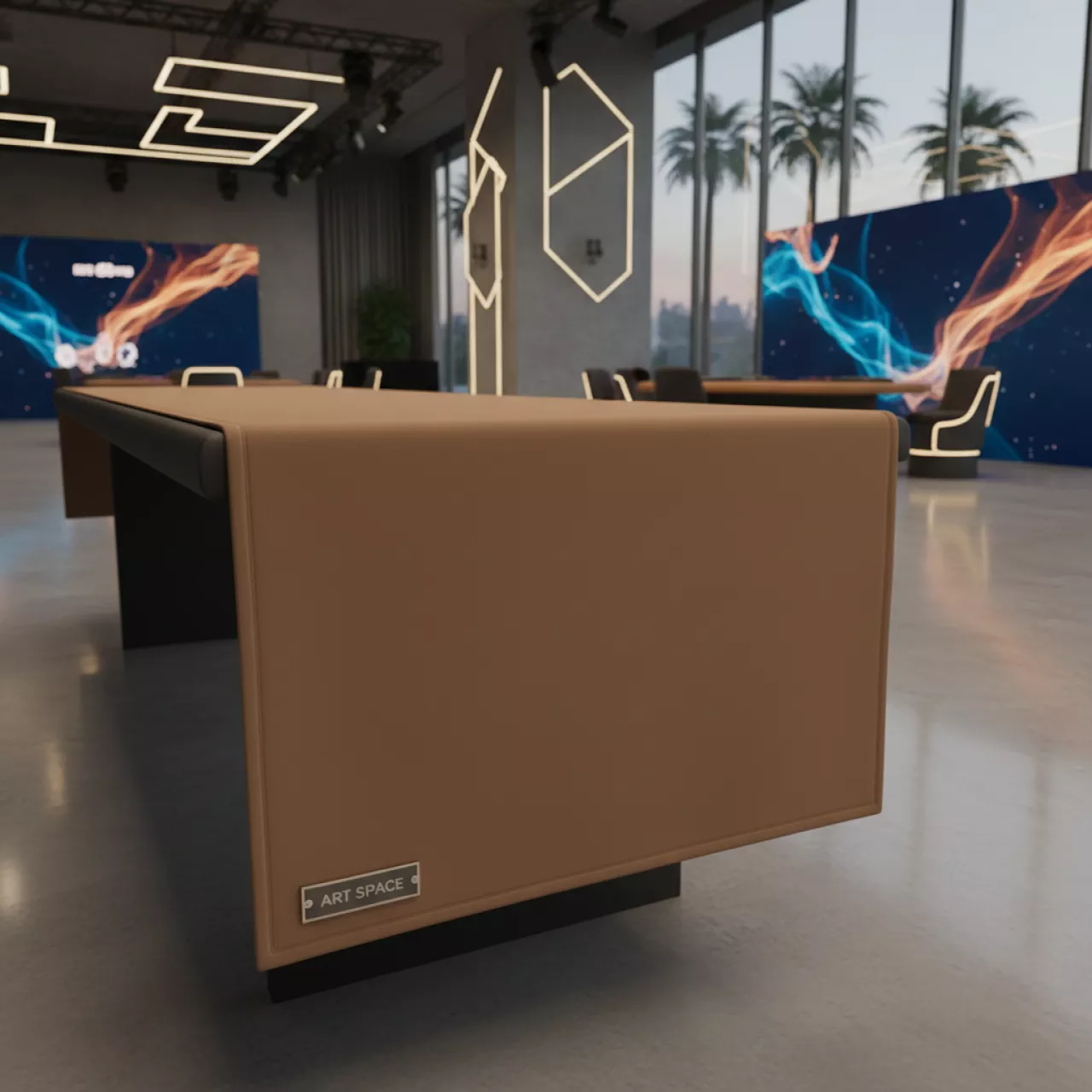 Аренда Раннер светло шоколадный 37х202 см в Delta Sirius — ART SPACE