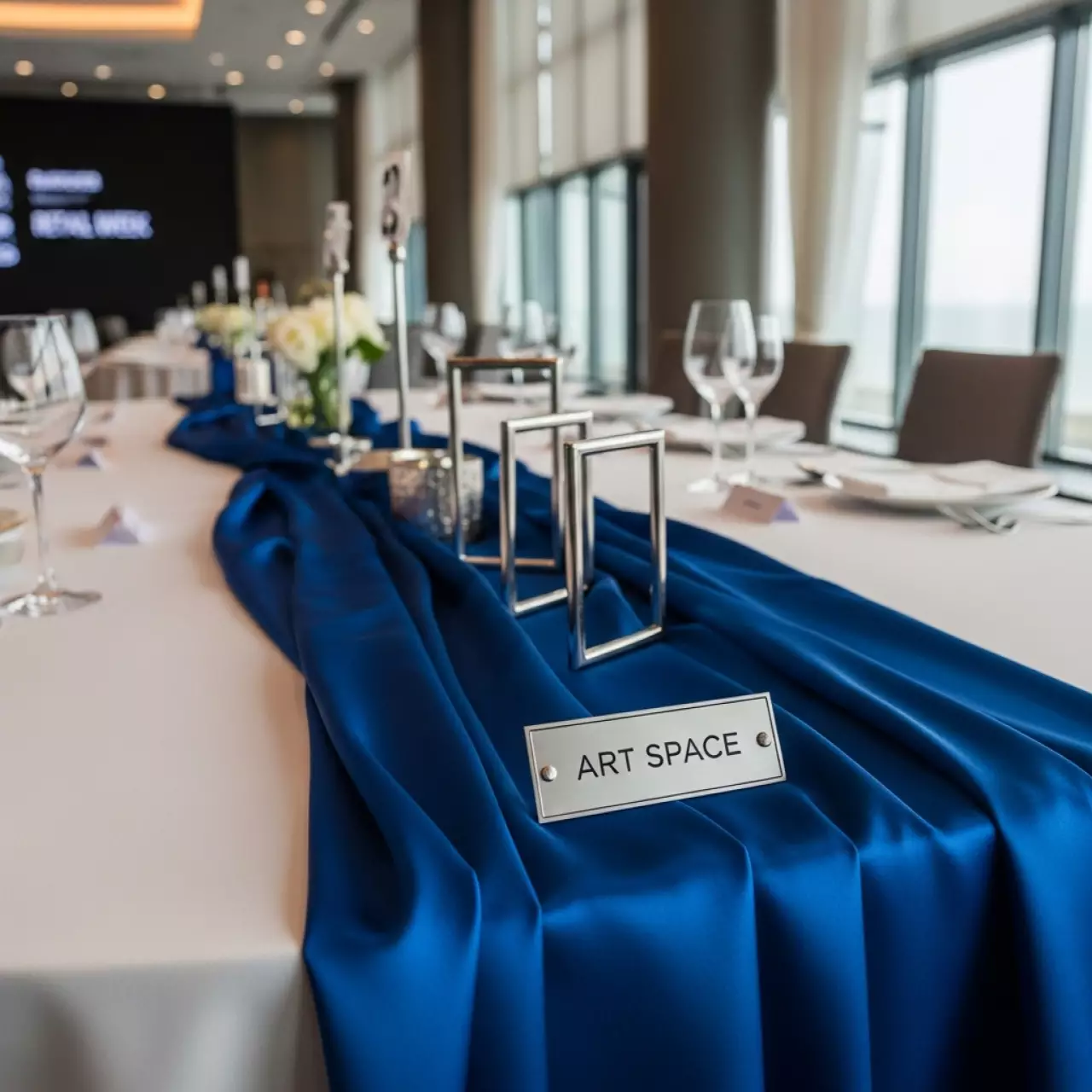 Аренда Раннеры атласные в отеле Radisson Lazurnaya — ART SPACE